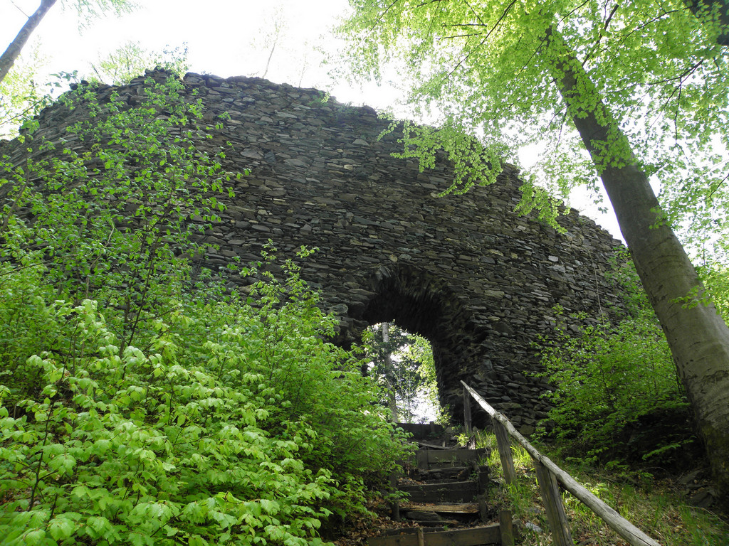 Pozostałości zamku Szczerba