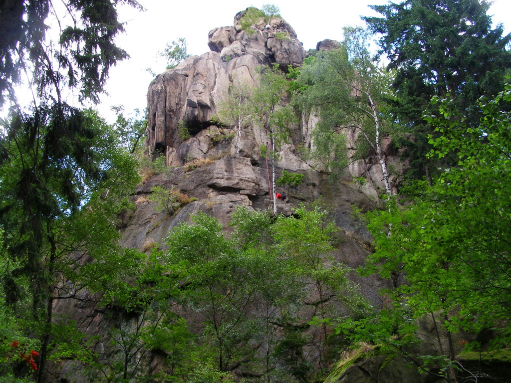 Western face of Krzywa Turnia (Crooked Crag)